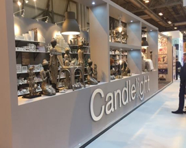 Shop strore front design within an exhibition space for Candlelight homewares and home accessories