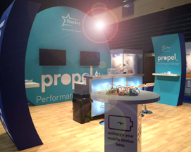 Our engaging exhibition set for Starkey Hearing Technologies took design notes from hearing aids to give an inclusive feel.